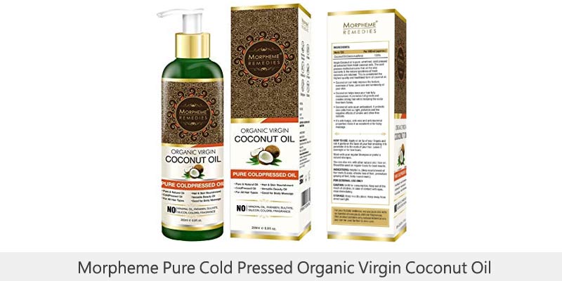 Morpheme Pure Cold Pressed Organic Virgin Coconut Oil