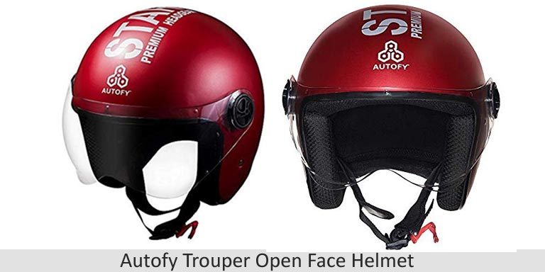 Autofy Trouper Open Face Helmet