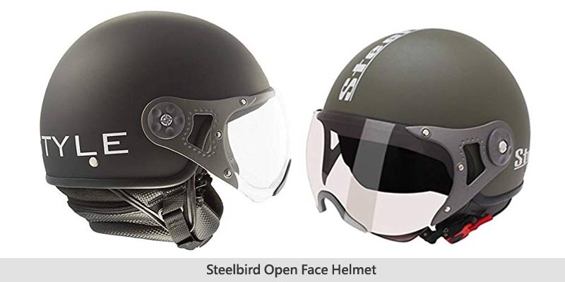 Steelbird Open Face Helmet