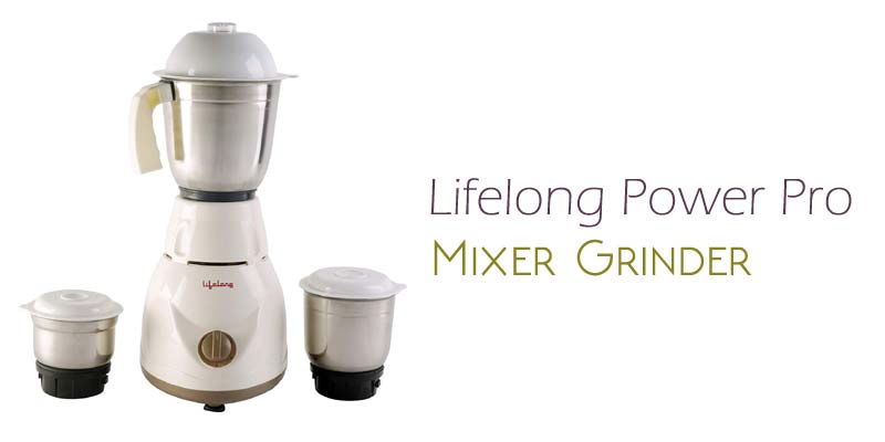 Lifelong Power Pro LLMG02 500-Watt Mixer Grinder with 3 Jar
