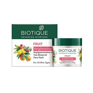 Biotique Fruit Brightening Tan Removal Face Pack