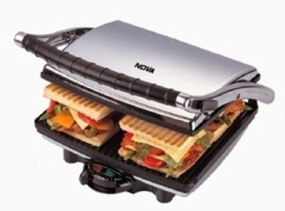 NOVA 1800W 4-Slice Grill Sandwich Maker