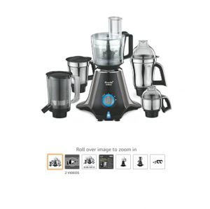 Preethi Zodiac MG 218 750-Watt Mixer Grinder Juicer with 5 Jars