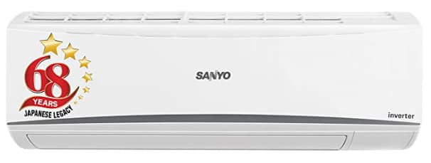 Sanyo 1 Ton 3 Star Inverter Split AC SI/SO-10T3SCIC White