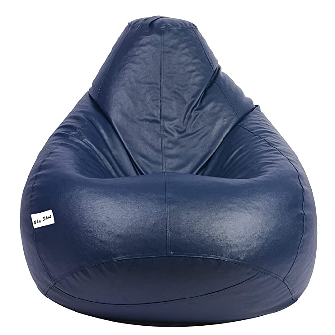 Buy Bellisimo XXXL Lounge Bean Bag With Beans In Black Colour at 42% OFF by  Couchette | Pepperfry