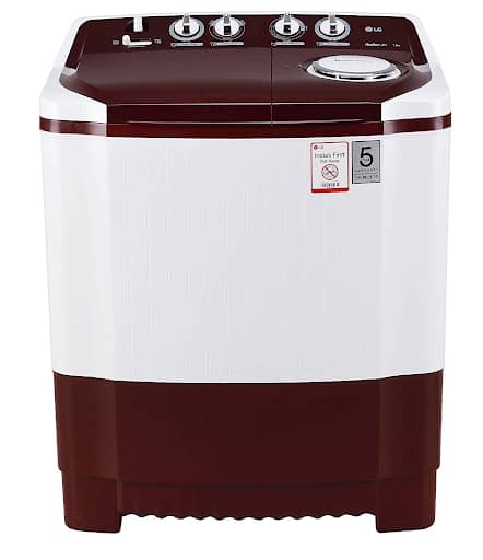 LG Semi-Automatic Top Loading Washing Machine Burgundy Color
