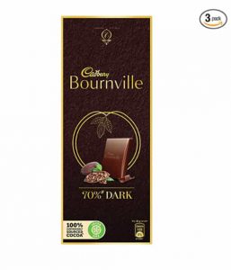 Cadbury Bournville Rich Cocoa 70% Dark Chocolate Bar 3 x 80 g