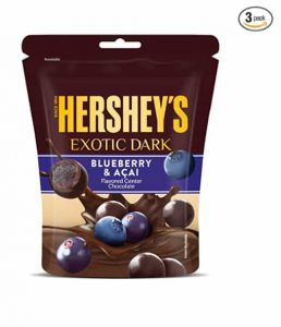 Hershey's Exotic Dark Chocolate Blueberry & Acai 100 g (Pack of 3)