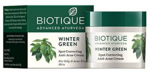 Biotique Bio Winter Green Spot Correcting Anti Acne Cream
