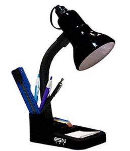 ESN 999 Electric Table Lamp with Attached Pen Stand