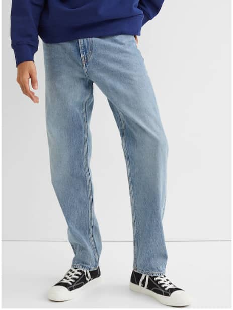 H&M Men Blue Relaxed Jeans