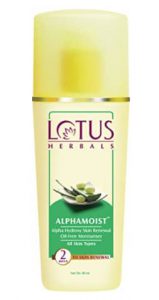 Lotus Herbals Alphamoist Oil Free Moisturizer