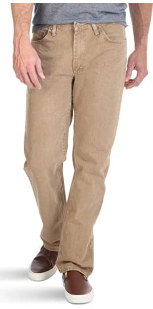 Wrangler Mens Classic 5-Pocket Regular Fit Cotton Jean