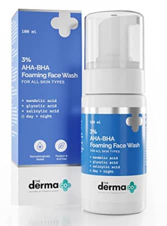 Derma Co 3% AHA-BHA Anti Acne Face Wash