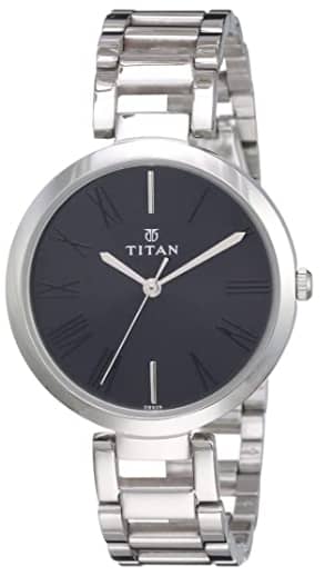 Titan Analog Black Dial Watch