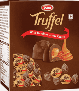 Dukes Truffle with Hazelnut-centered