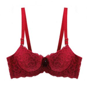 Push Up Red Bridal Bra - Single Padded Underwired Bra- 2021