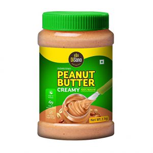 DiSano All Natural Creamy, Unsweetened Peanut Butter