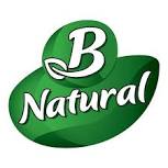 B Natural fruit juice logo